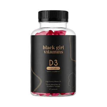 Black Girl Vitamins Vitamin D3 gummies bottle